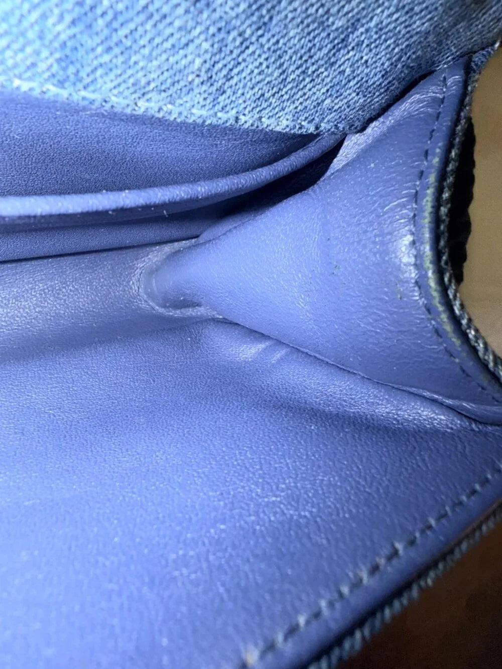 Chanel Small Boy Flap Denim | Blue with Ruthenium Hardware — photo 11