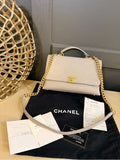 Chanel Chic Affinity Flap Bag AS0305 – Grey Caviar Leather | Aged Gold — photo 1