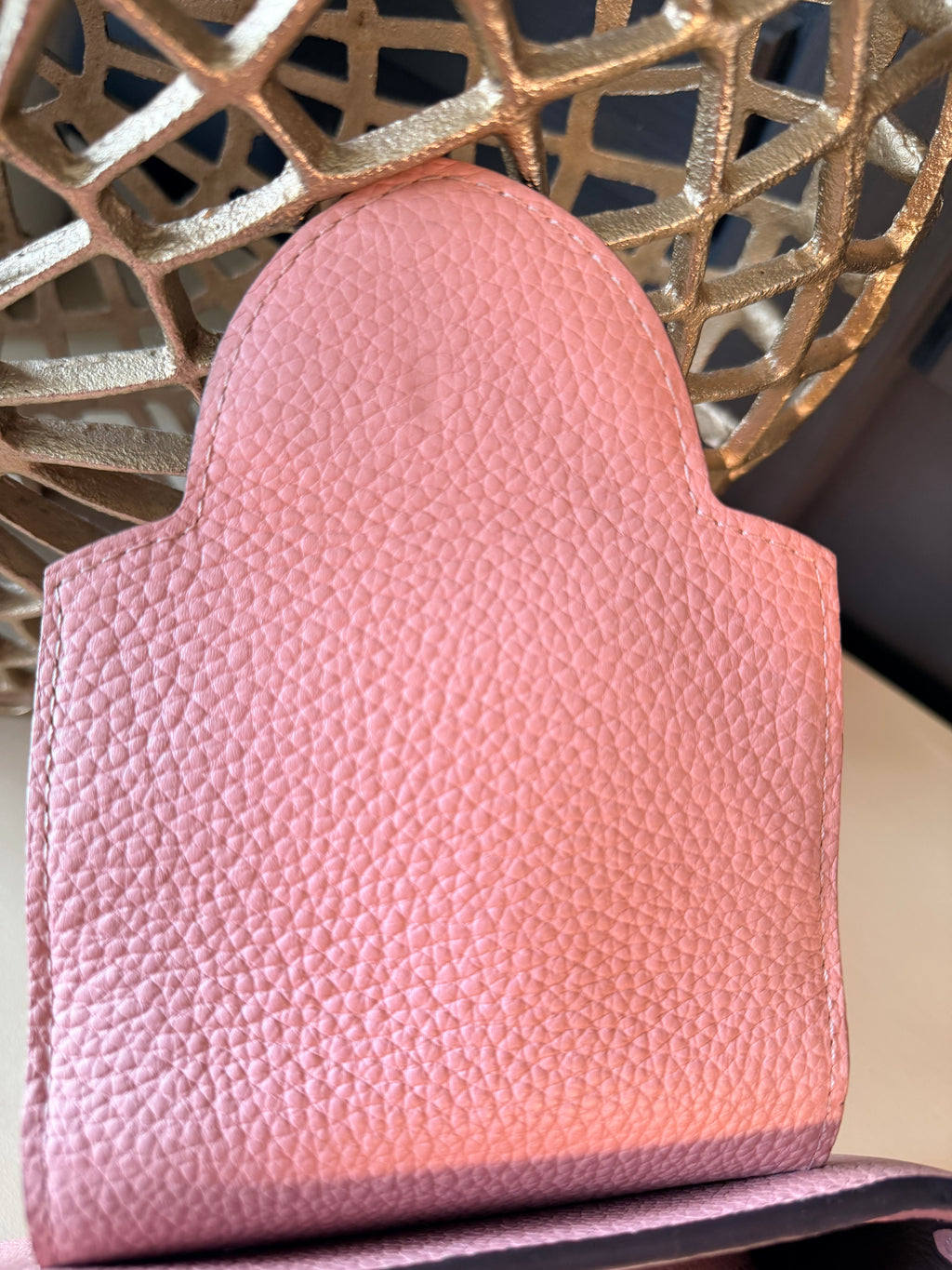 Louis Vuitton pink Capucines — detail photo 1720